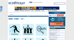 Desktop Screenshot of ncrcricket.com